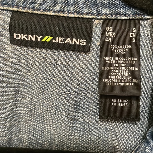 DKNY DENIM JACKET SMALL - Picture 4 of 7